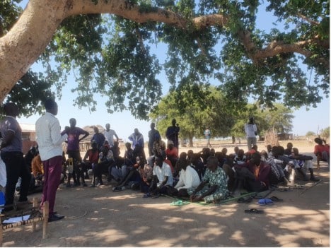 Protection of civilians in areas of conflict or violence in South Soudan.
